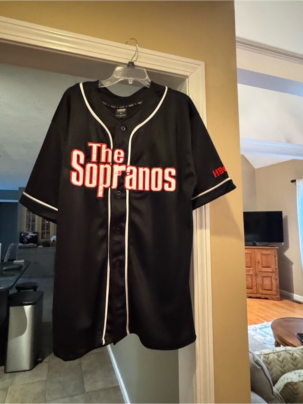 Collectable  Sopranos Black Baseball Jersey
